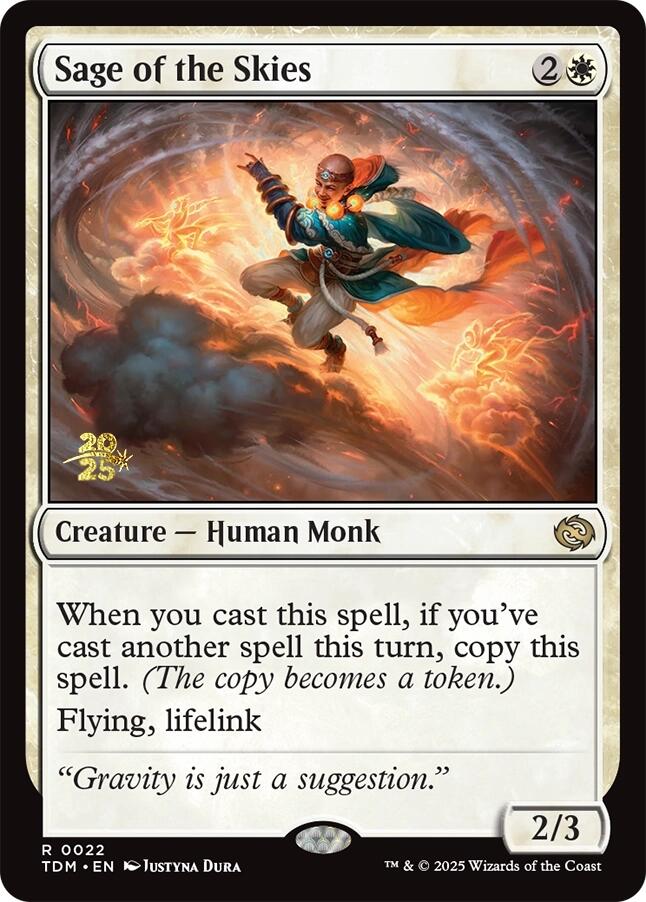 Sage of the Skies [Tarkir: Dragonstorm Prerelease Promos] | Fandemonia Ltd
