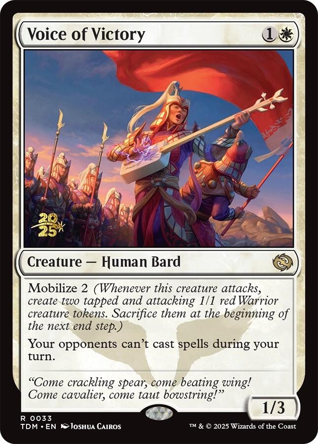 Voice of Victory [Tarkir: Dragonstorm Prerelease Promos] | Fandemonia Ltd