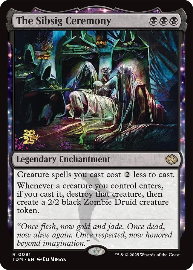 The Sibsig Ceremony [Tarkir: Dragonstorm Prerelease Promos] | Fandemonia Ltd