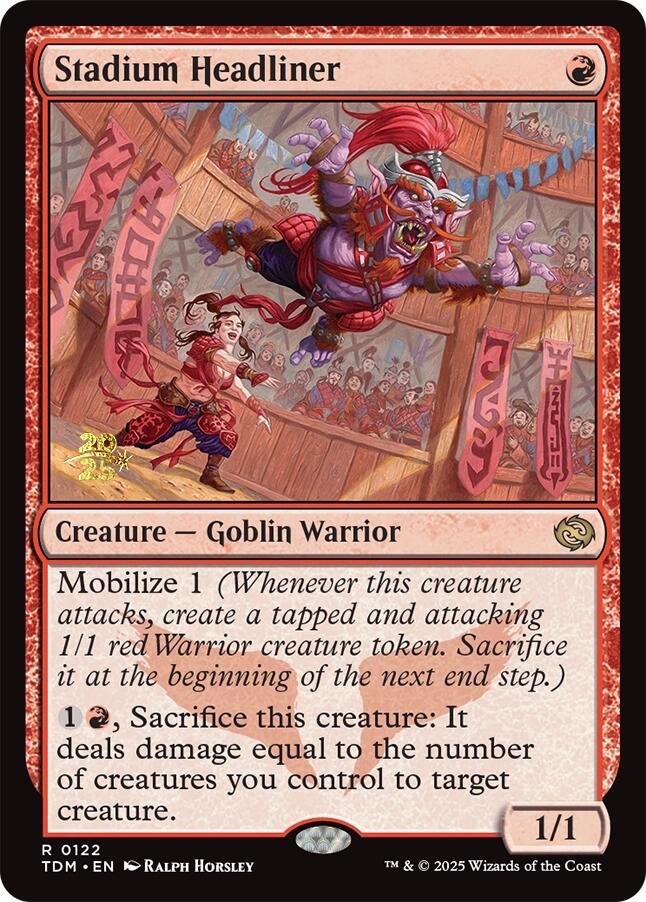 Stadium Headliner [Tarkir: Dragonstorm Prerelease Promos] | Fandemonia Ltd