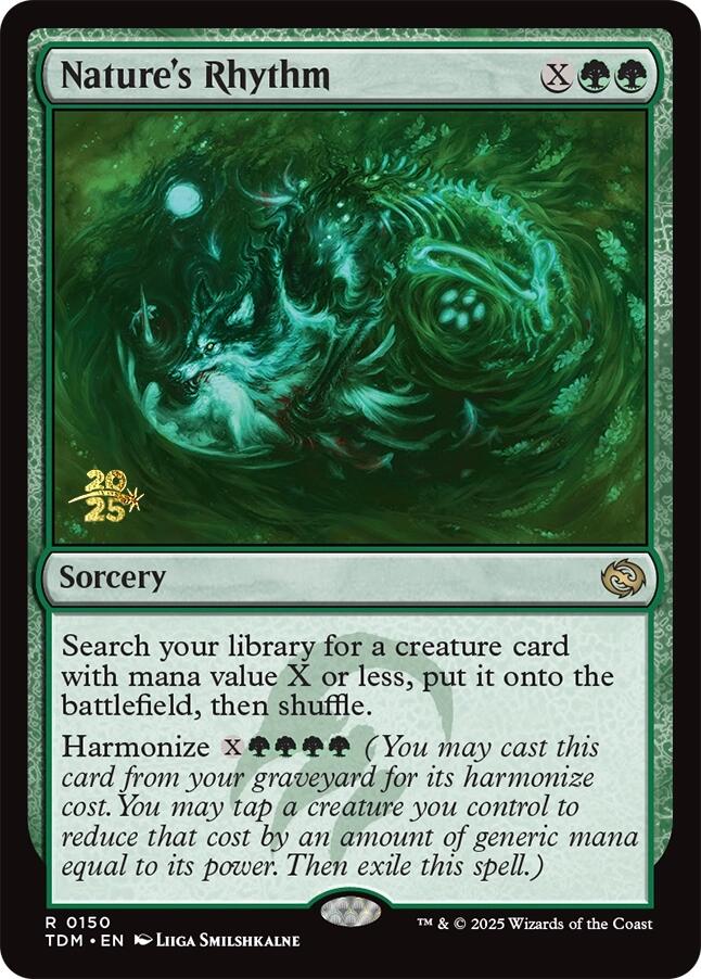 Nature's Rhythm [Tarkir: Dragonstorm Prerelease Promos] | Fandemonia Ltd
