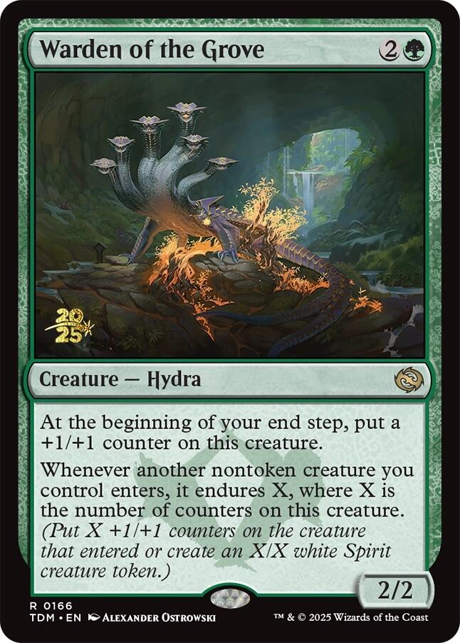 Warden of the Grove [Tarkir: Dragonstorm Prerelease Promos] | Fandemonia Ltd
