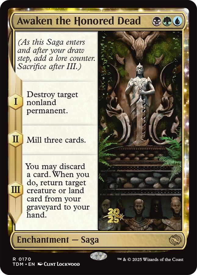 Awaken the Honored Dead [Tarkir: Dragonstorm Prerelease Promos] | Fandemonia Ltd