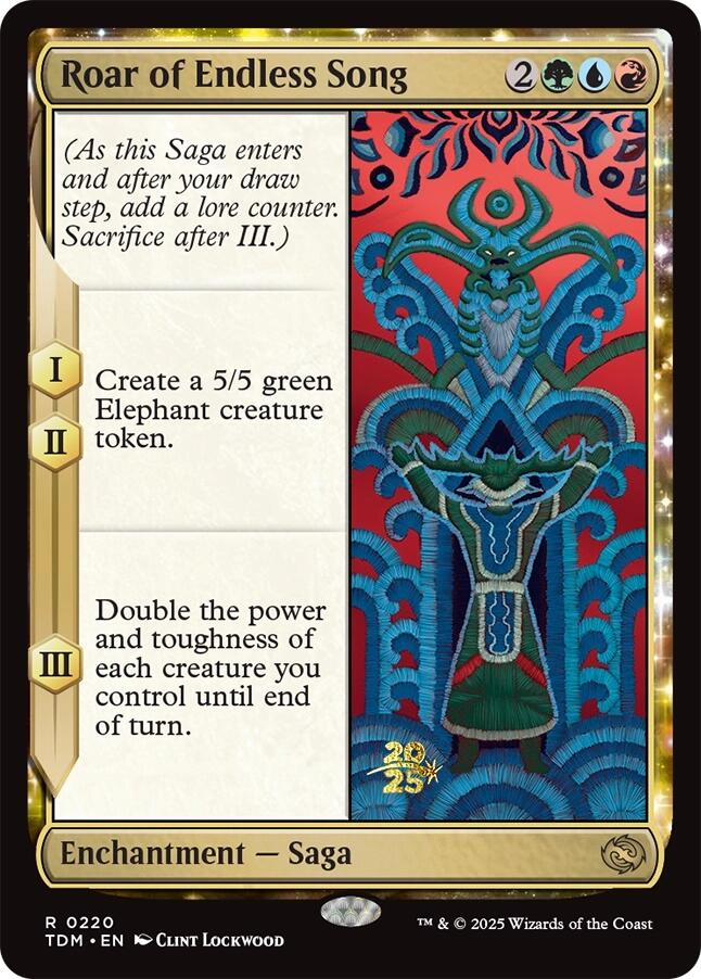 Roar of Endless Song [Tarkir: Dragonstorm Prerelease Promos] | Fandemonia Ltd