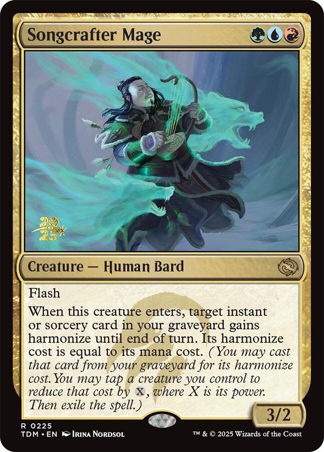 Songcrafter Mage [Tarkir: Dragonstorm Prerelease Promos] | Fandemonia Ltd
