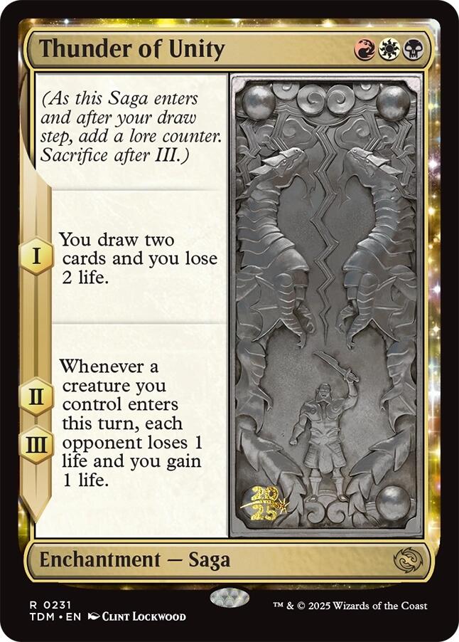 Thunder of Unity [Tarkir: Dragonstorm Prerelease Promos] | Fandemonia Ltd