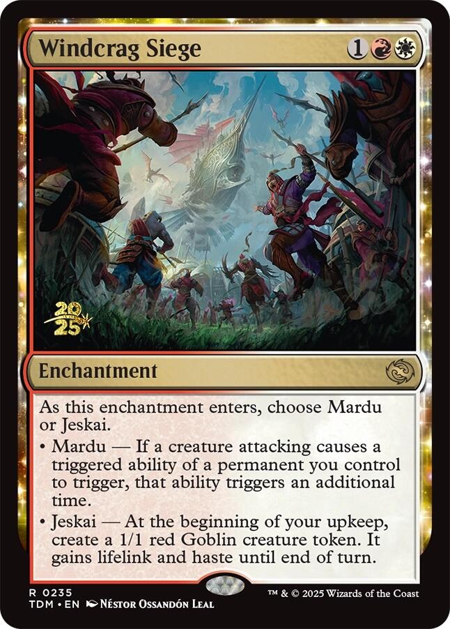 Windcrag Siege [Tarkir: Dragonstorm Prerelease Promos] | Fandemonia Ltd