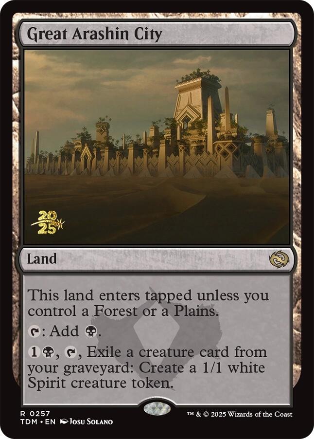Great Arashin City [Tarkir: Dragonstorm Prerelease Promos] | Fandemonia Ltd