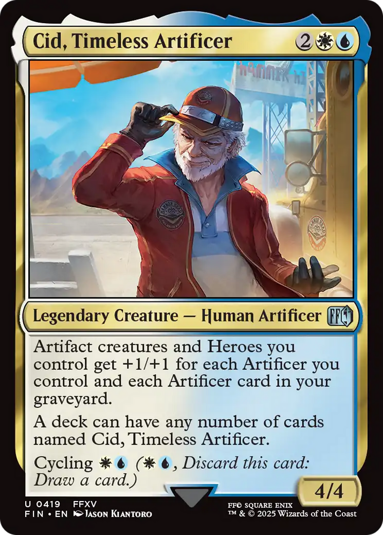Cid, Timeless Artificer (0419) [FINAL FANTASY] | Fandemonia Ltd
