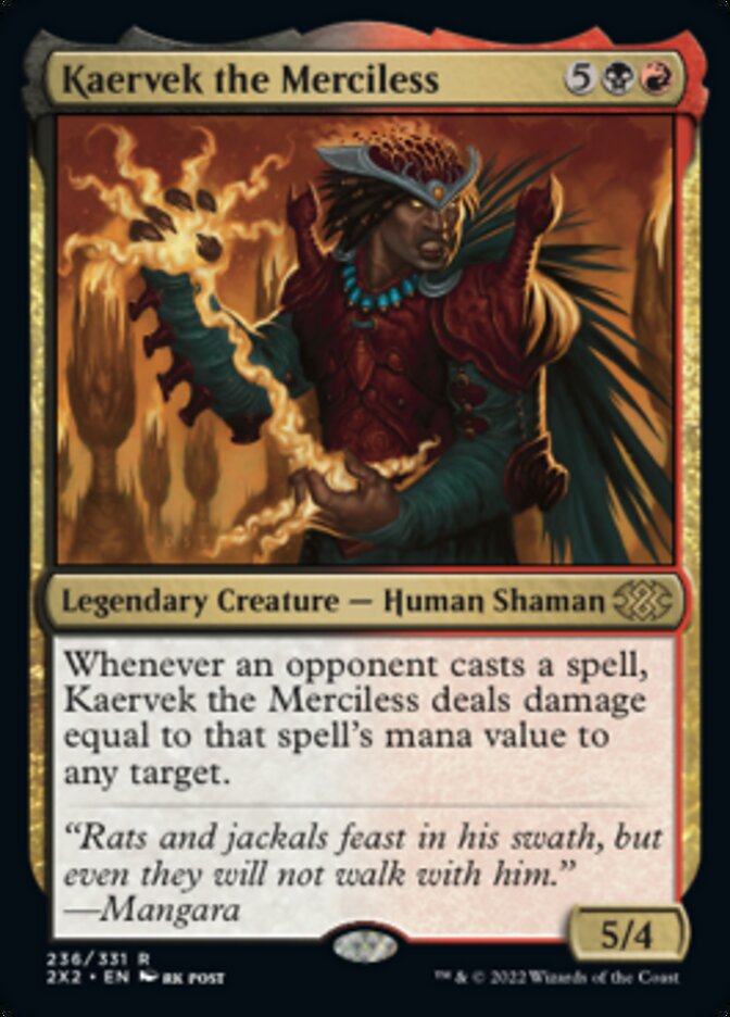 Kaervek the Merciless [Double Masters 2022] | Fandemonia Ltd