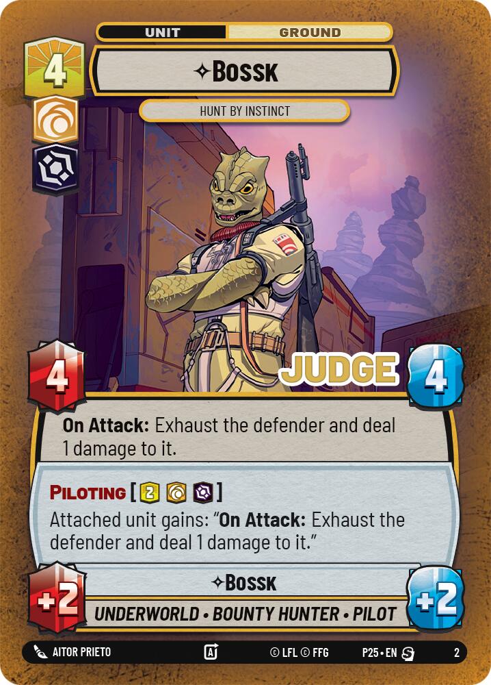 Bossk - Hunt By Instinct (2) (2) [Judge Promos] | Fandemonia Ltd