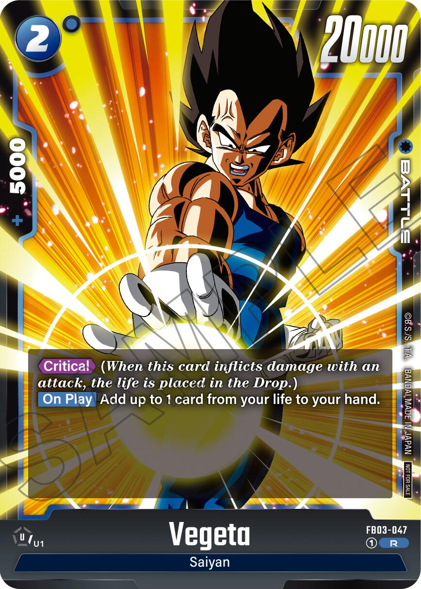 Vegeta (Limited Pack 01) [Fusion World Promotion Cards] | Fandemonia Ltd
