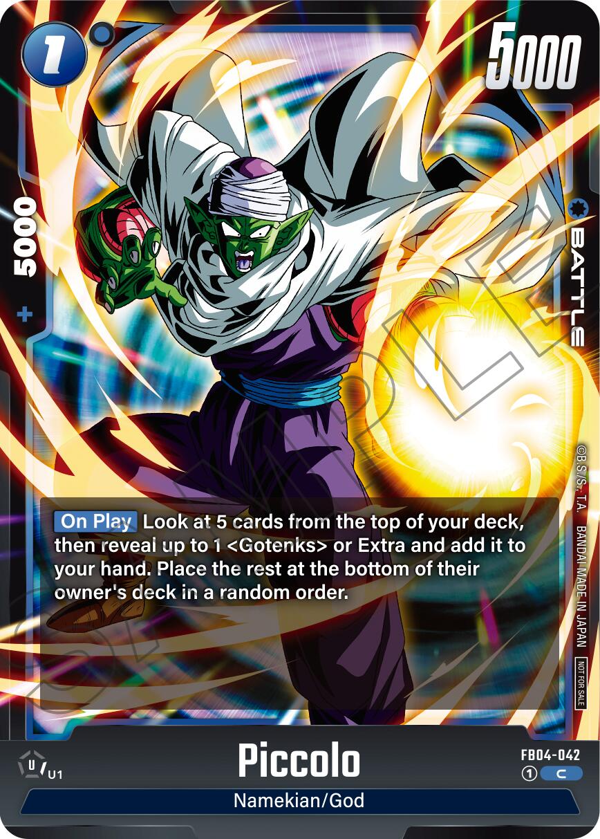 Piccolo (Limited Pack 01) [Fusion World Promotion Cards] | Fandemonia Ltd