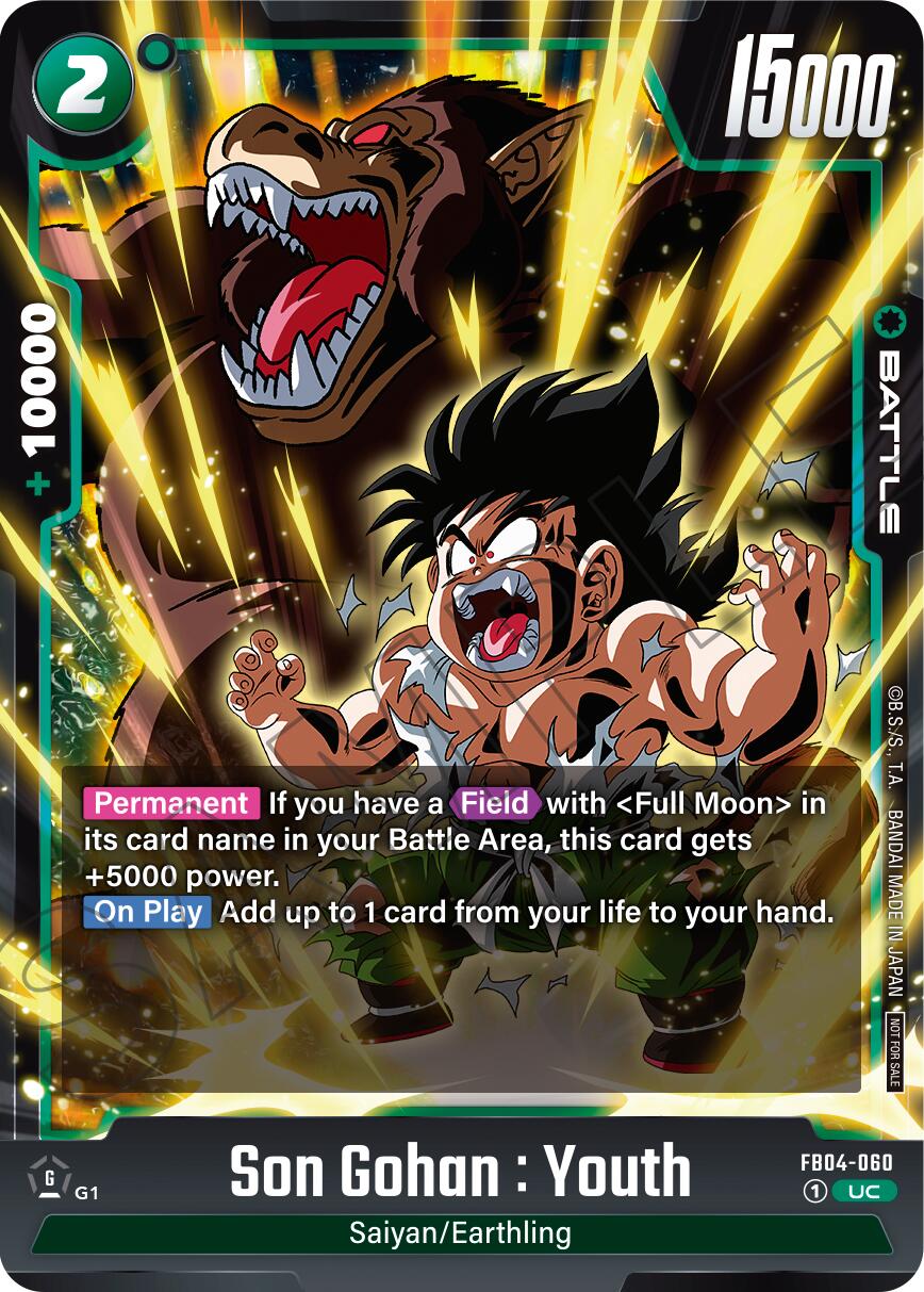 Son Gohan : Youth (Limited Pack 01) [Fusion World Promotion Cards] | Fandemonia Ltd