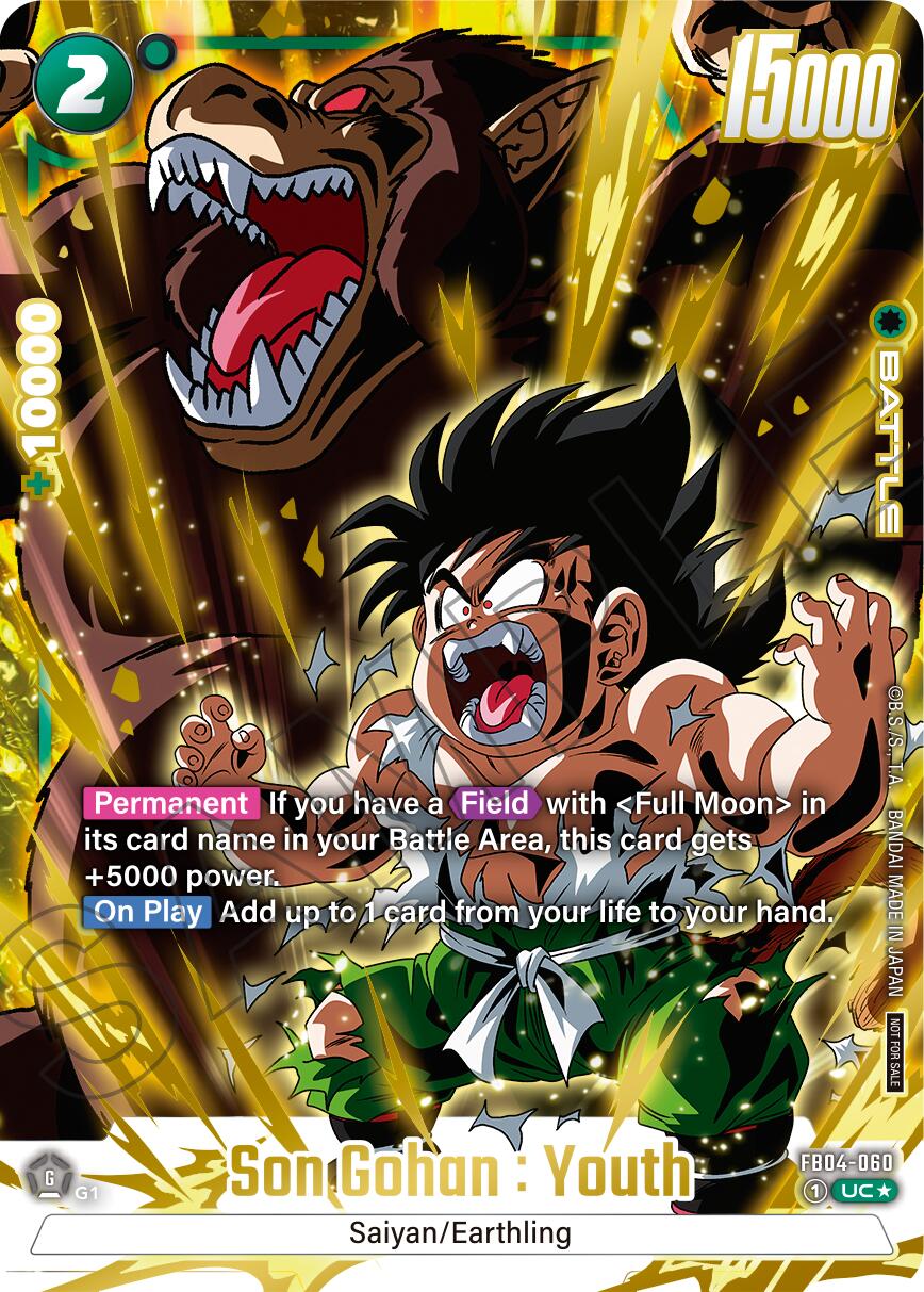 Son Gohan : Youth (Alternate Art - Limited Pack 01) [Fusion World Promotion Cards] | Fandemonia Ltd