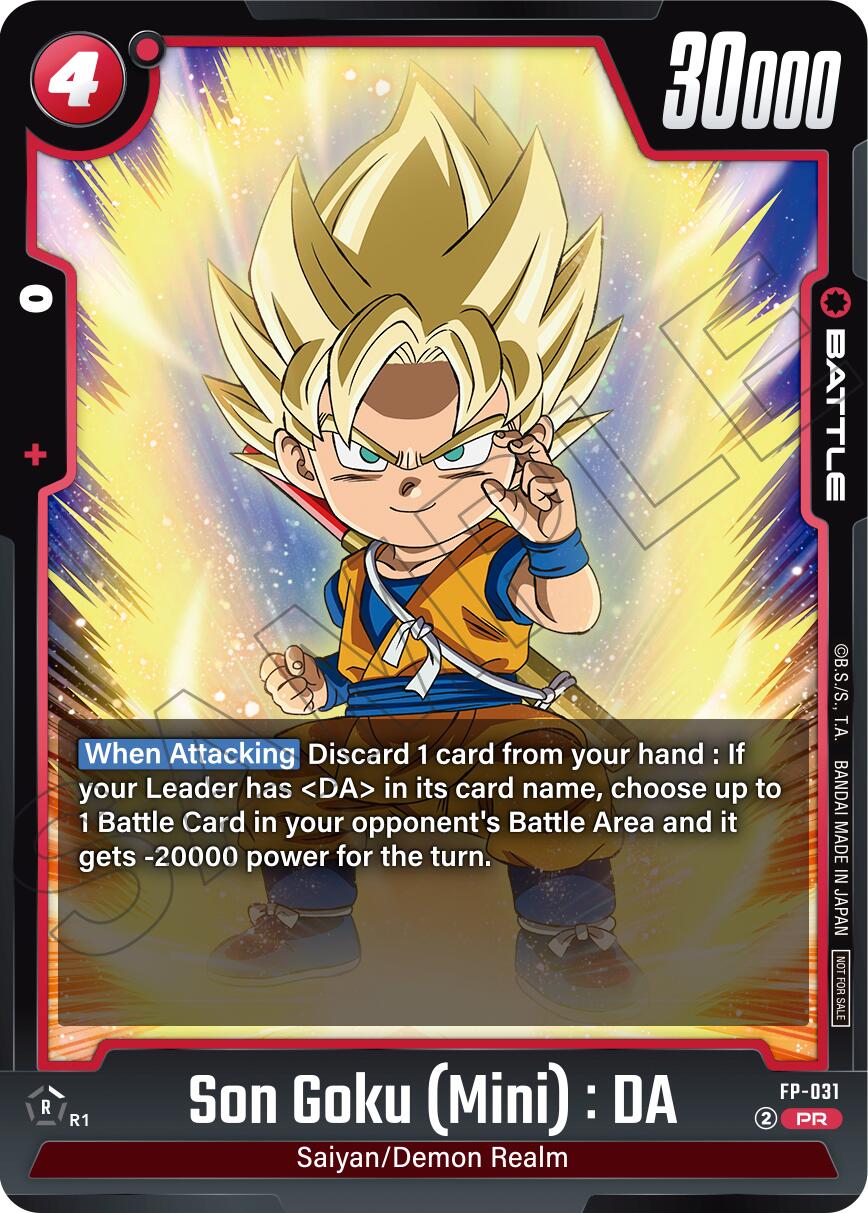 Son Goku (Mini) : DA (Promotion Pack Vol.5) [Fusion World Promotion Cards] | Fandemonia Ltd