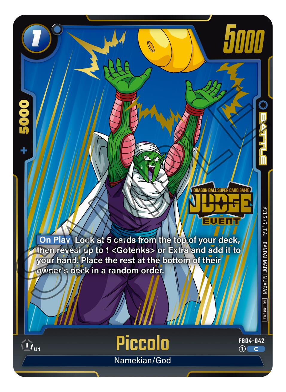 Piccolo (Judge Pack 03 - Event Judge) [Fusion World Promotion Cards] | Fandemonia Ltd