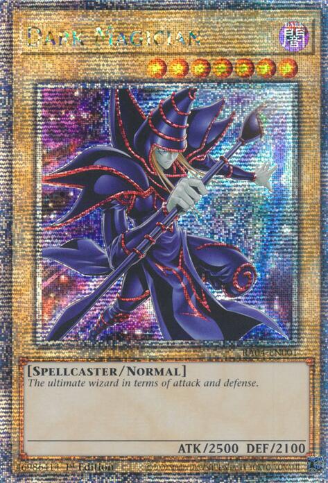 Dark Magician (New Art) [RA04-EN001] Quarter Century Secret Rare | Fandemonia Ltd