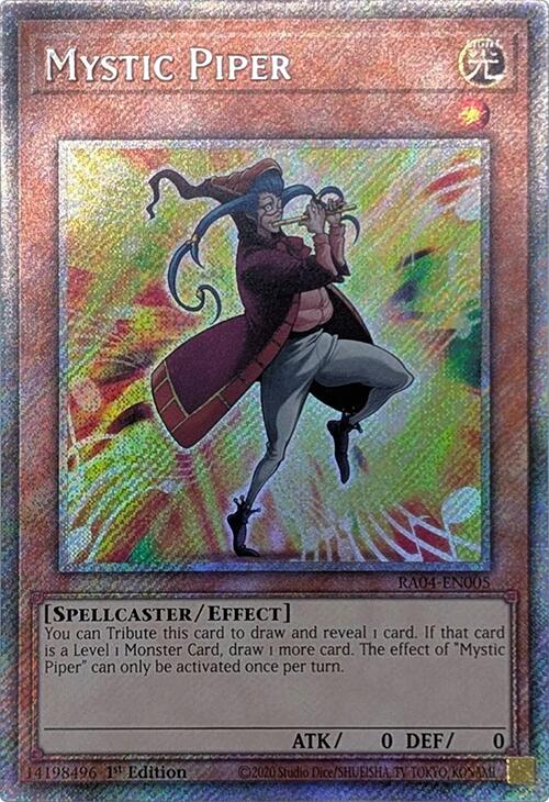 Mystic Piper [RA04-EN005] Platinum Secret Rare | Fandemonia Ltd