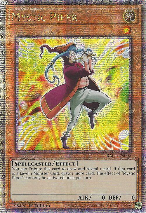 Mystic Piper [RA04-EN005] Quarter Century Secret Rare | Fandemonia Ltd