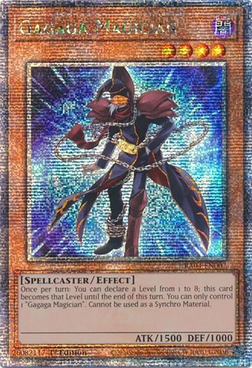 Gagaga Magician [RA04-EN007] Quarter Century Secret Rare | Fandemonia Ltd