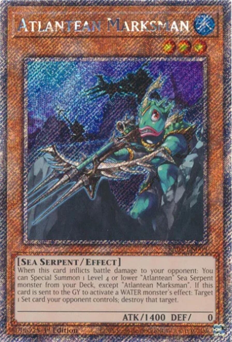 Atlantean Marksman [RA04-EN009] Platinum Secret Rare | Fandemonia Ltd