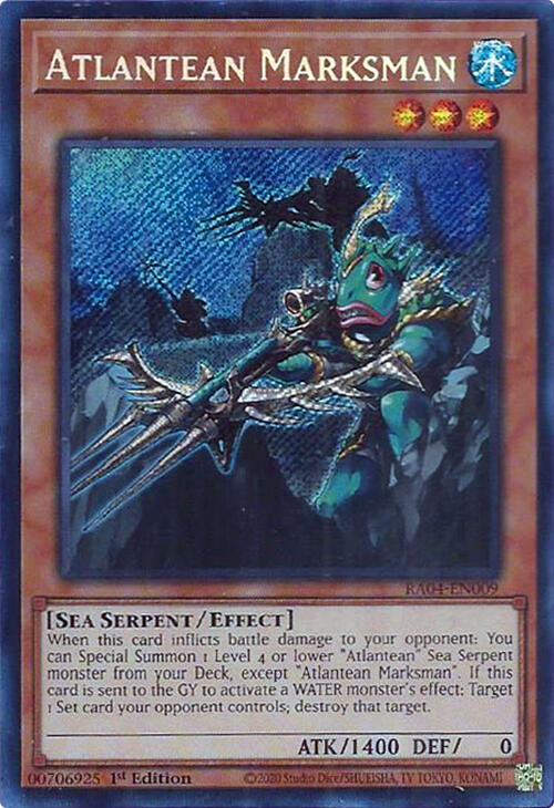 Atlantean Marksman [RA04-EN009] Secret Rare | Fandemonia Ltd