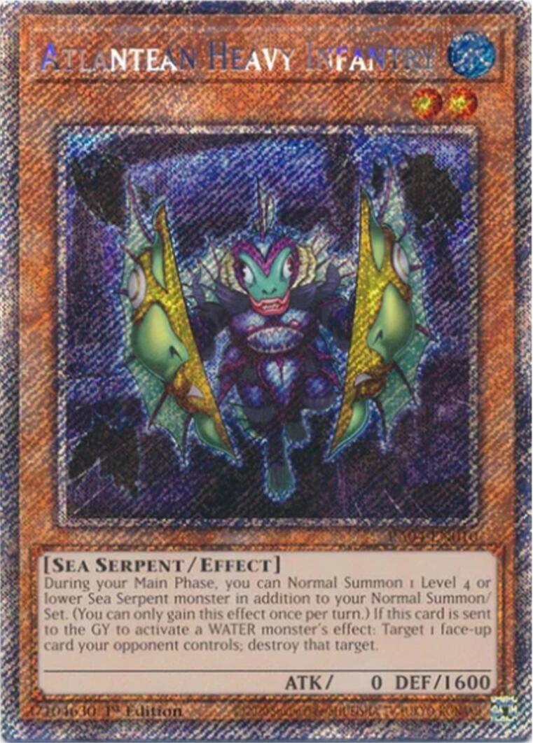 Atlantean Heavy Infantry [RA04-EN010] Platinum Secret Rare | Fandemonia Ltd