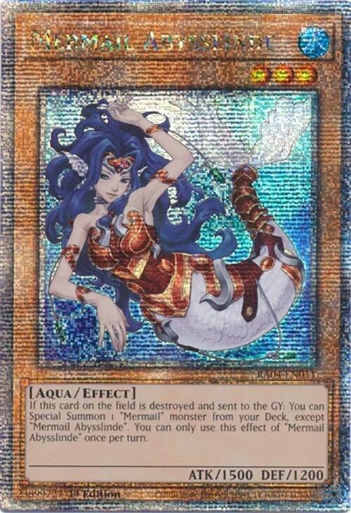 Mermail Abysslinde [RA04-EN011] Quarter Century Secret Rare | Fandemonia Ltd