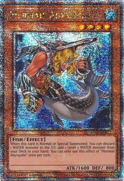 Mermail Abysspike [RA04-EN012] Quarter Century Secret Rare | Fandemonia Ltd