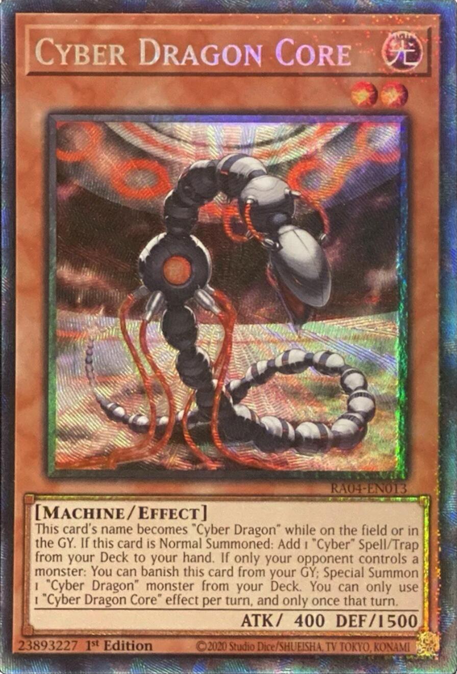 Cyber Dragon Core [RA04-EN013] Prismatic Collector's Rare | Fandemonia Ltd