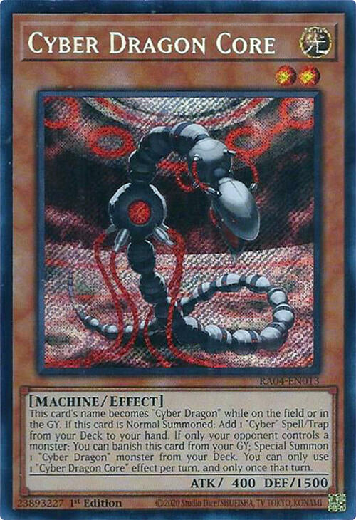 Cyber Dragon Core [RA04-EN013] Secret Rare | Fandemonia Ltd