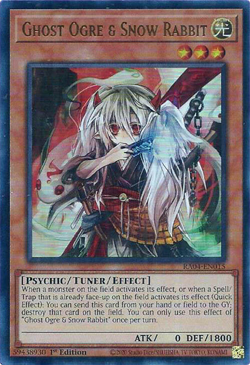 Ghost Ogre & Snow Rabbit [RA04-EN015] Ultra Rare | Fandemonia Ltd