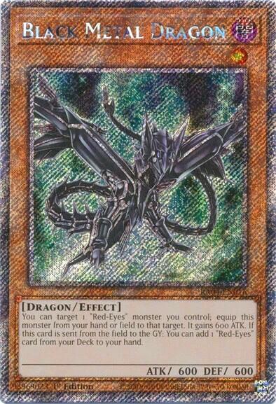 Black Metal Dragon [RA04-EN016] Platinum Secret Rare | Fandemonia Ltd