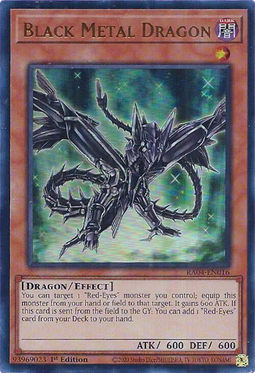 Black Metal Dragon [RA04-EN016] Ultra Rare | Fandemonia Ltd