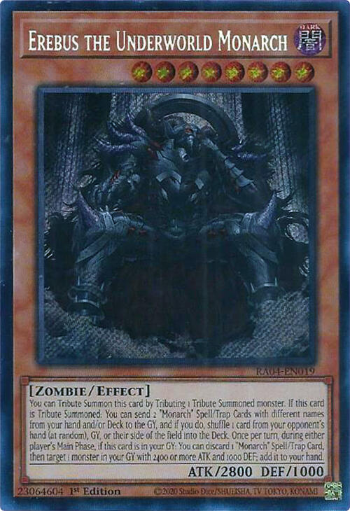 Erebus the Underworld Monarch [RA04-EN019] Secret Rare | Fandemonia Ltd
