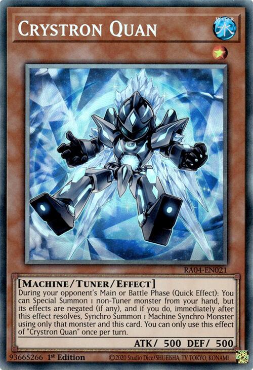 Crystron Quan [RA04-EN021] Prismatic Collector's Rare | Fandemonia Ltd