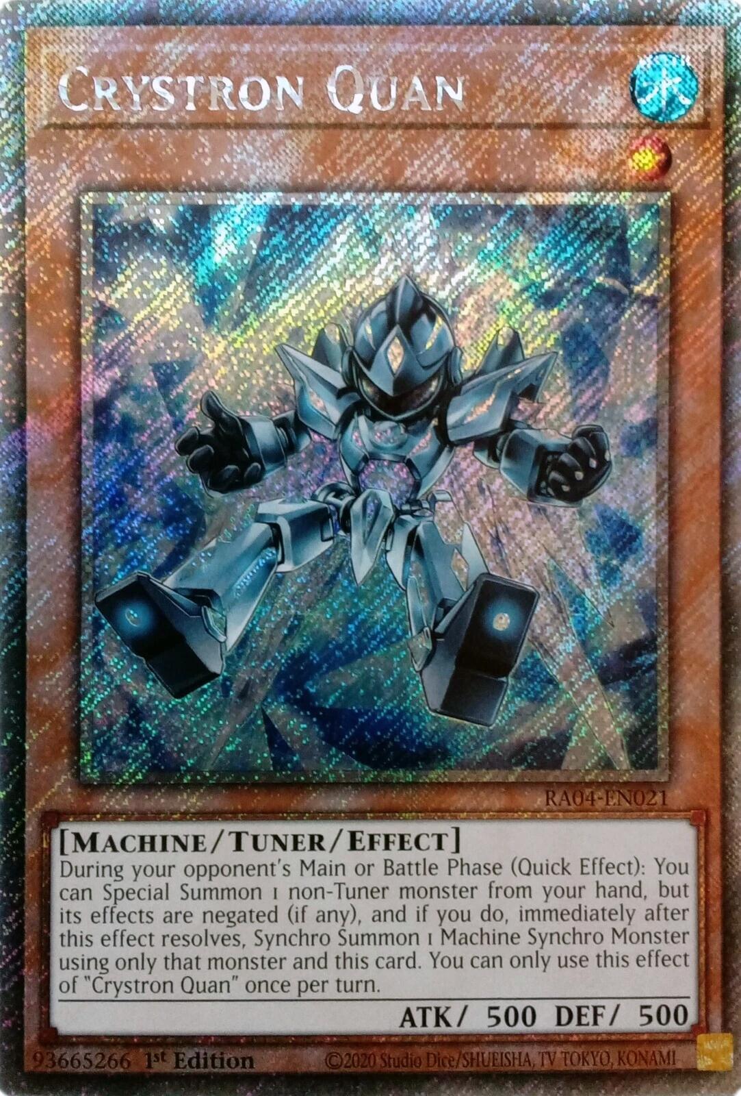 Crystron Quan [RA04-EN021] Platinum Secret Rare | Fandemonia Ltd