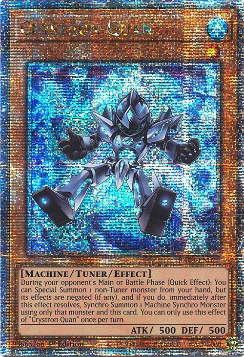 Crystron Quan [RA04-EN021] Quarter Century Secret Rare | Fandemonia Ltd