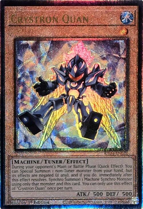 Crystron Quan [RA04-EN021] Prismatic Ultimate Rare | Fandemonia Ltd