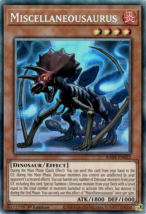 Miscellaneousaurus [RA04-EN022] Prismatic Collector's Rare | Fandemonia Ltd