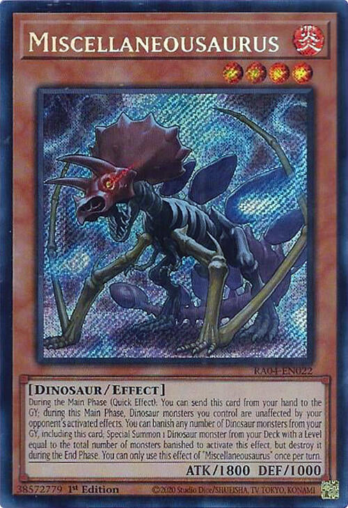 Miscellaneousaurus [RA04-EN022] Secret Rare | Fandemonia Ltd