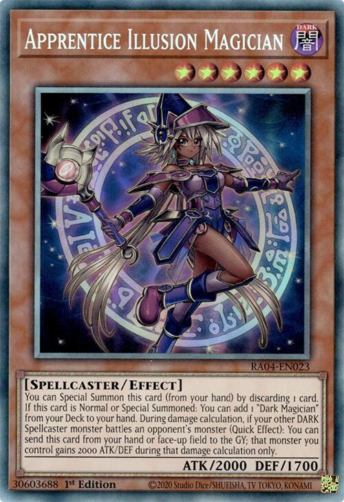 Apprentice Illusion Magician [RA04-EN023] Prismatic Collector's Rare | Fandemonia Ltd