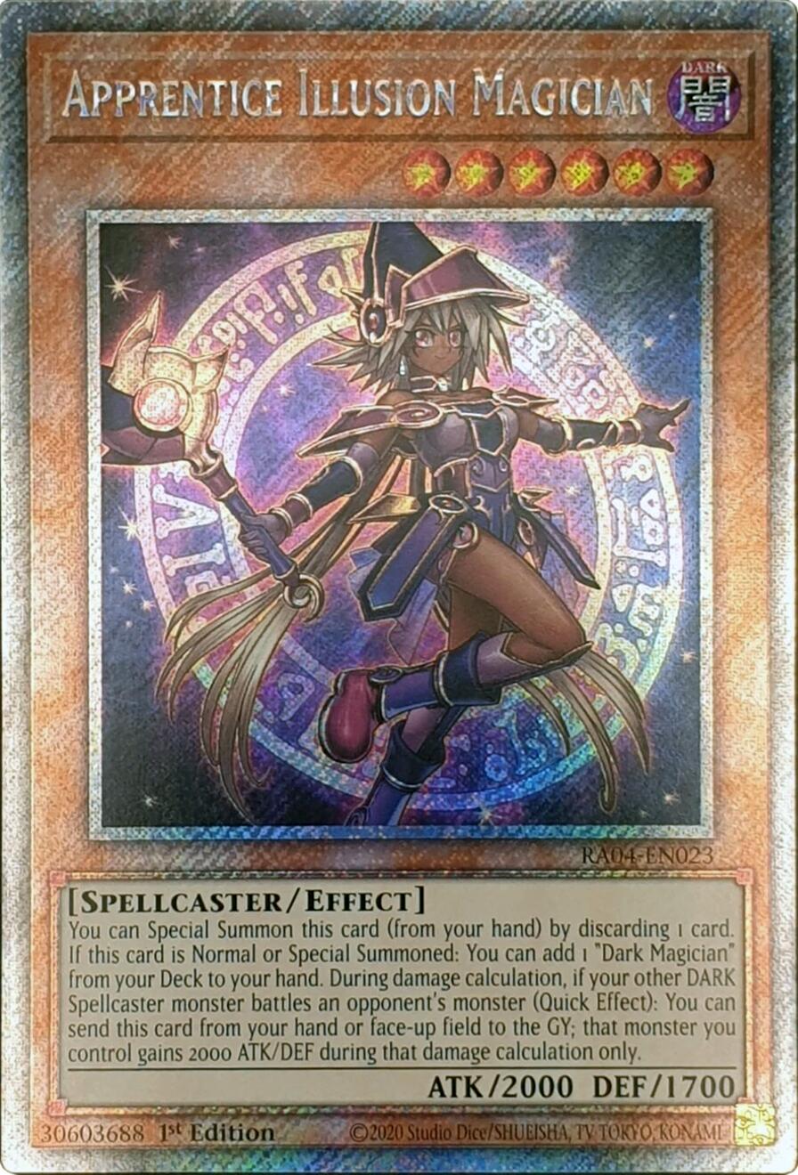 Apprentice Illusion Magician [RA04-EN023] Platinum Secret Rare | Fandemonia Ltd