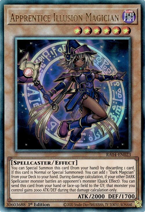 Apprentice Illusion Magician [RA04-EN023] Prismatic Ultimate Rare | Fandemonia Ltd