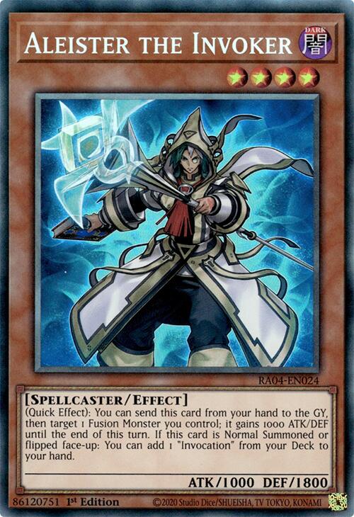 Aleister the Invoker (Alternate Art) [RA04-EN024] Prismatic Collector's Rare | Fandemonia Ltd