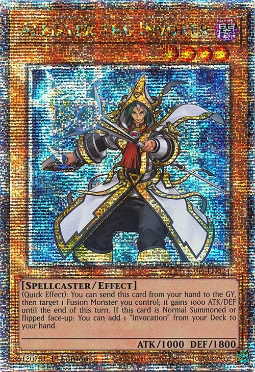 Aleister the Invoker (Alternate Art) [RA04-EN024] Quarter Century Secret Rare | Fandemonia Ltd