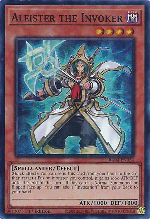 Aleister the Invoker (Alternate Art) [RA04-EN024] Super Rare | Fandemonia Ltd