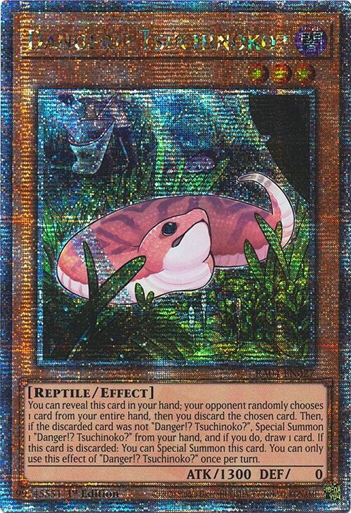 Danger!? Tsuchinoko? [RA04-EN027] Quarter Century Secret Rare | Fandemonia Ltd