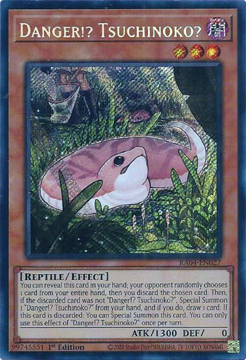 Danger!? Tsuchinoko? [RA04-EN027] Secret Rare | Fandemonia Ltd